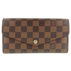 Portafoglio Sarah in tela Damier Louis Vuitton N63209