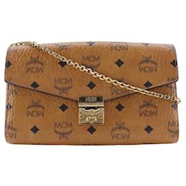 MCM Tracy Medium Shoulder Bag PVC Leather