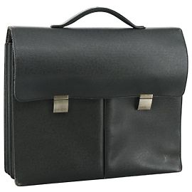 LOUIS VUITTON Taiga Serviette Tobolt Souffle Borsa Ardoise M30792 LV Auth bs21278