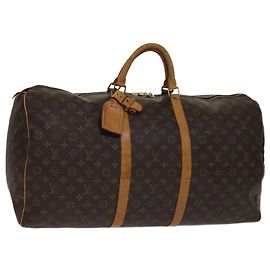 LOUIS VUITTON Monogram Keepall 60 Borsa Boston M41422 LV Auth 108604