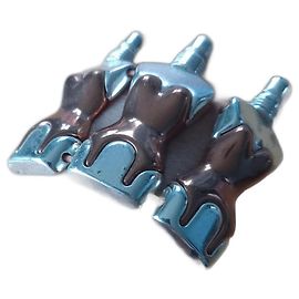 Jean Paul Gaultier Bracciale Manchette Busto Corsetto Argento