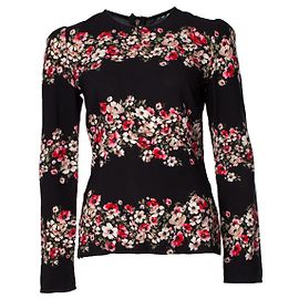 Dolce & Gabbana Schwarzes Oberteil von Dolce&Gabbana mit Blumenmuster