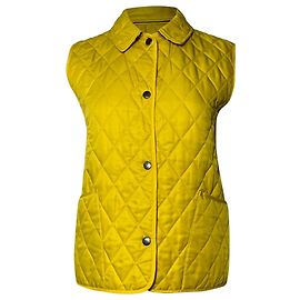 Burberry London Steppweste aus gelbem Polyester