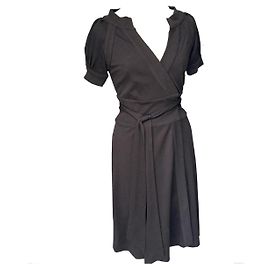 Diane Von Furstenberg Vestido envolvente de lana vintage DvF Lauren