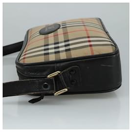 Autre Marque Borsa a spalla Burberrys Nova Check in tela beige Auth th5571