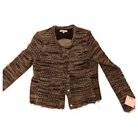 Iro Jacke Dunkelgrau Baumwolle