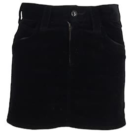 Falda Mini Isabel Marant en Terciopelo Negro