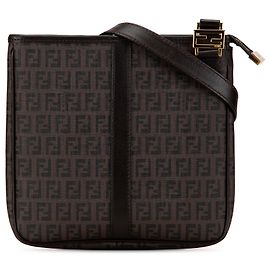 Fendi Brown Zucchino Spalmati Crossbody