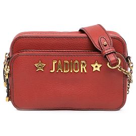 Borsa a tracolla JAdior in pelle rossa Dior