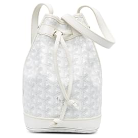 Goyard Petit Flot in Goyardine bianca