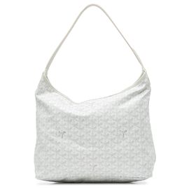 Goyard Hobo Boheme in Goyardine bianca