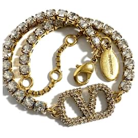 Bracciale charm da donna Valentino V Logo Signature