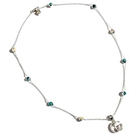 Pendente di collana in madreperla Gucci Double G