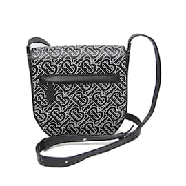 Borsa a spalla in pelle con monogramma TB per donne di Burberry