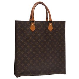 LOUIS VUITTON Borsa a Mano Monogram Sac Plat M51140 LV Auth 109668