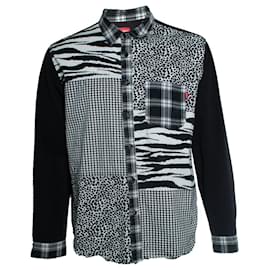 Camisa impresa Supreme en blanco y negro