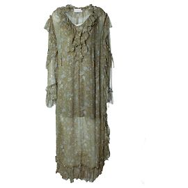Autre Marque Abito maxi stampato floreale verde Riffle di Zimmermann