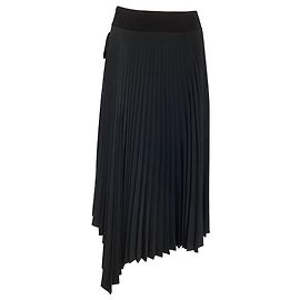 Jupe midi plissée Joseph Ade en polyester noir