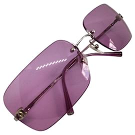 Chanel CC Logo Lila Rosa Sonnenbrille 4017