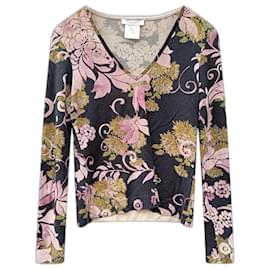 Pullover Blumen Christian Dior & John Galliano F/W 2003 Y2K