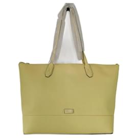 Borsa tote Ninon Lancel in pelle mimosa gialla
