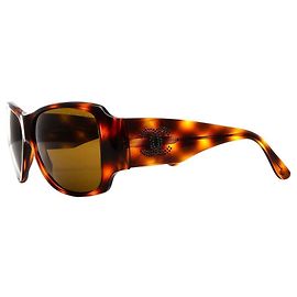 Lunettes de soleil Chanel Tortoise Rhinestone Swarovski 5096-b