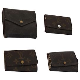 Portafoglio Portachiavi Monogram LOUIS VUITTON 4Set LV Auth bs21530