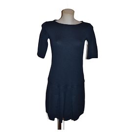 Vestido Hoss Intropia de lana merina azul talla S