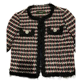 Uterque Tweed Jacke Schwarz