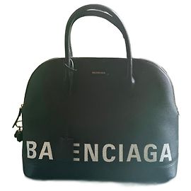 BORSA BALENCIAGA HANDLE TAGLIA M NERA E BIANCA
