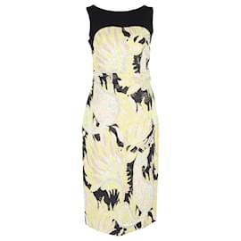 Vestido midi sin mangas estampado Paisley de Dries Van Noten en viscosa multicolor
