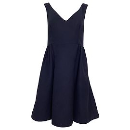Vestido sin mangas RED Valentino con bolsillos en poliéster azul marino