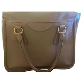 Borsa a mano Prada in pelle beige