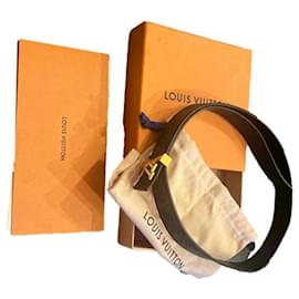 Louis Vuitton Reversibler LV Gürtel Braun Goldfarben