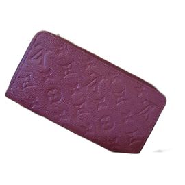 Louis Vuitton Zippy Impresión de Cuero Aurore