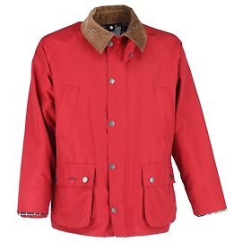 Giacca Bedale Barbour x Noah 60/40 in cotone rosso