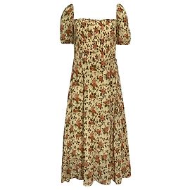Meadow Kleid von Reformation aus beiger Viskose