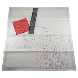 Loewe Quadrat-Schal aus Baumwolle Mehrfarbig