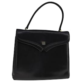 Borsa a mano GIVENCHY in pelle nera e oro Auth bs21995 - Givenchy