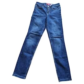 Vaqueros Guess Skinny de Tiro Alto Azules Algodón Talla 34