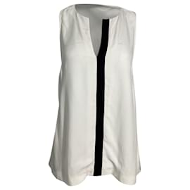 Proenza Schouler Panel-Top aus weißer Viskose