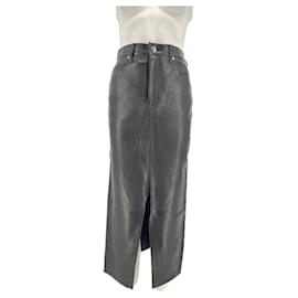 Saia de couro T.International S da FRAME - Frame Denim