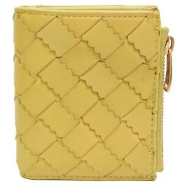 Cartera de cuero para mujer Bottega Veneta Intrecciato Zigzag