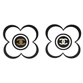Orecchini a clip con motivo floreale Chanel Coco Mark