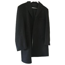 Cappotto Dolce & Gabbana in lana grigio antracite