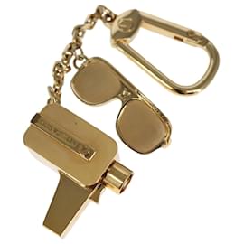 LOUIS VUITTON Portachiavi Cannes Portachiavi metallo Oro M65383 LV Auth 111243 - Louis Vuitton