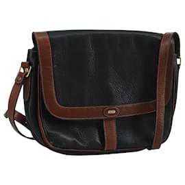 Borsa a Spalla BALLY in Pelle Nera Auth bs21629 - Bally