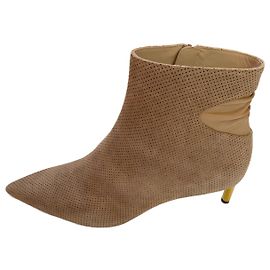 Autre Marque Botines Bettina Vermillon Beige Ante