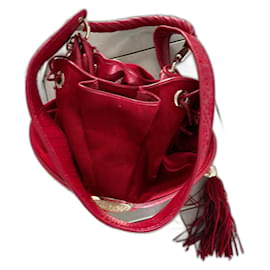 Borsa a tracolla Lancel Brigitte Bardot BB in velluto rosso
