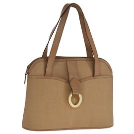 Borsa a mano in tela Trotter Christian Dior PVC beige Auth bs22001